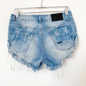 One Teaspoon bandits Relaxed Fit High waist short